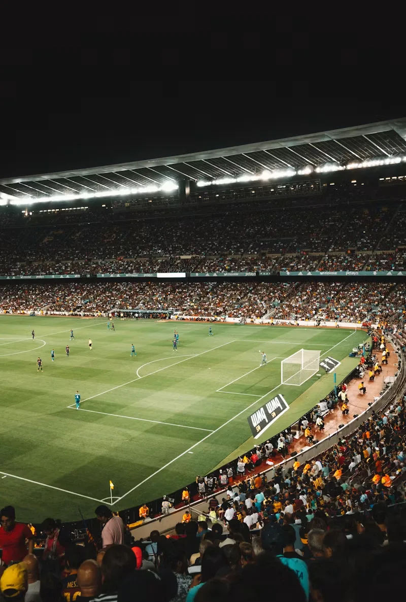 Football stadium stands